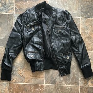 Leather jacket